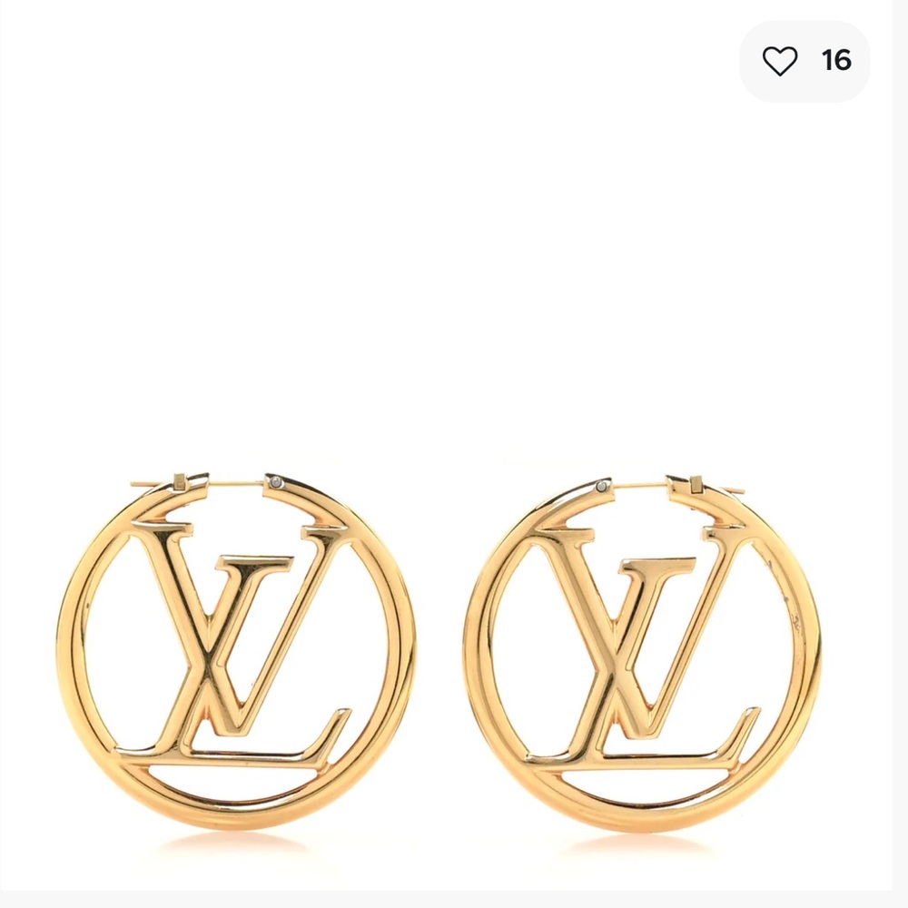 Louis Vuitton Louise Hoop GM Earrings